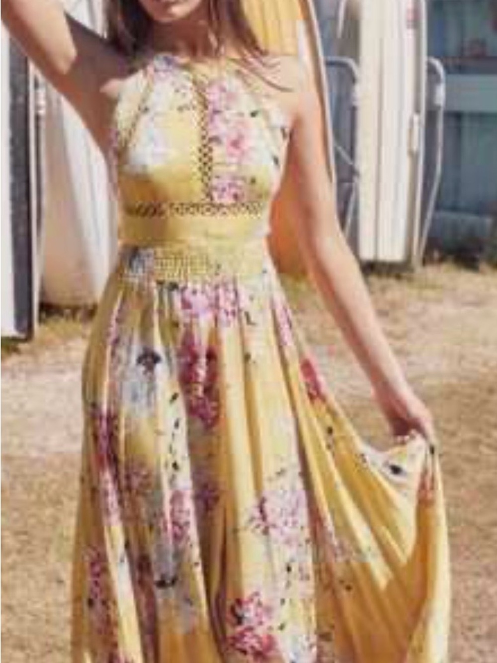 Anthropologie jaase floral maxi